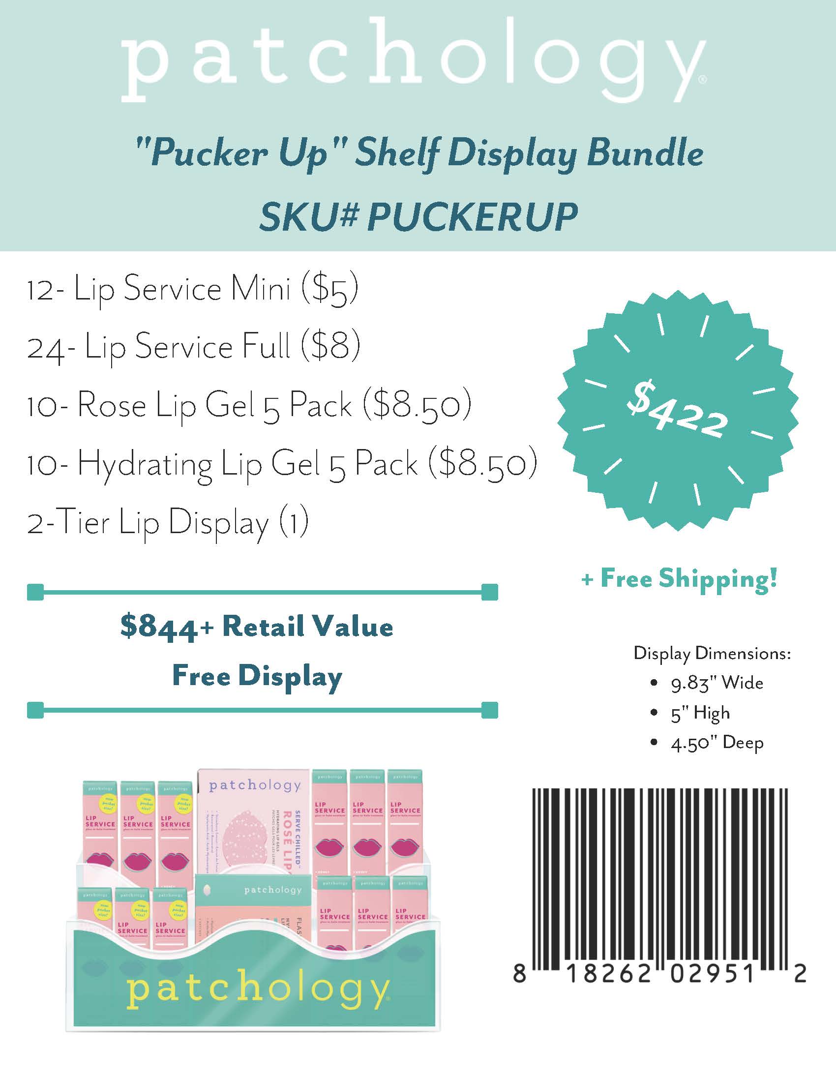 "Pucker Up" Shelf Display Bundle